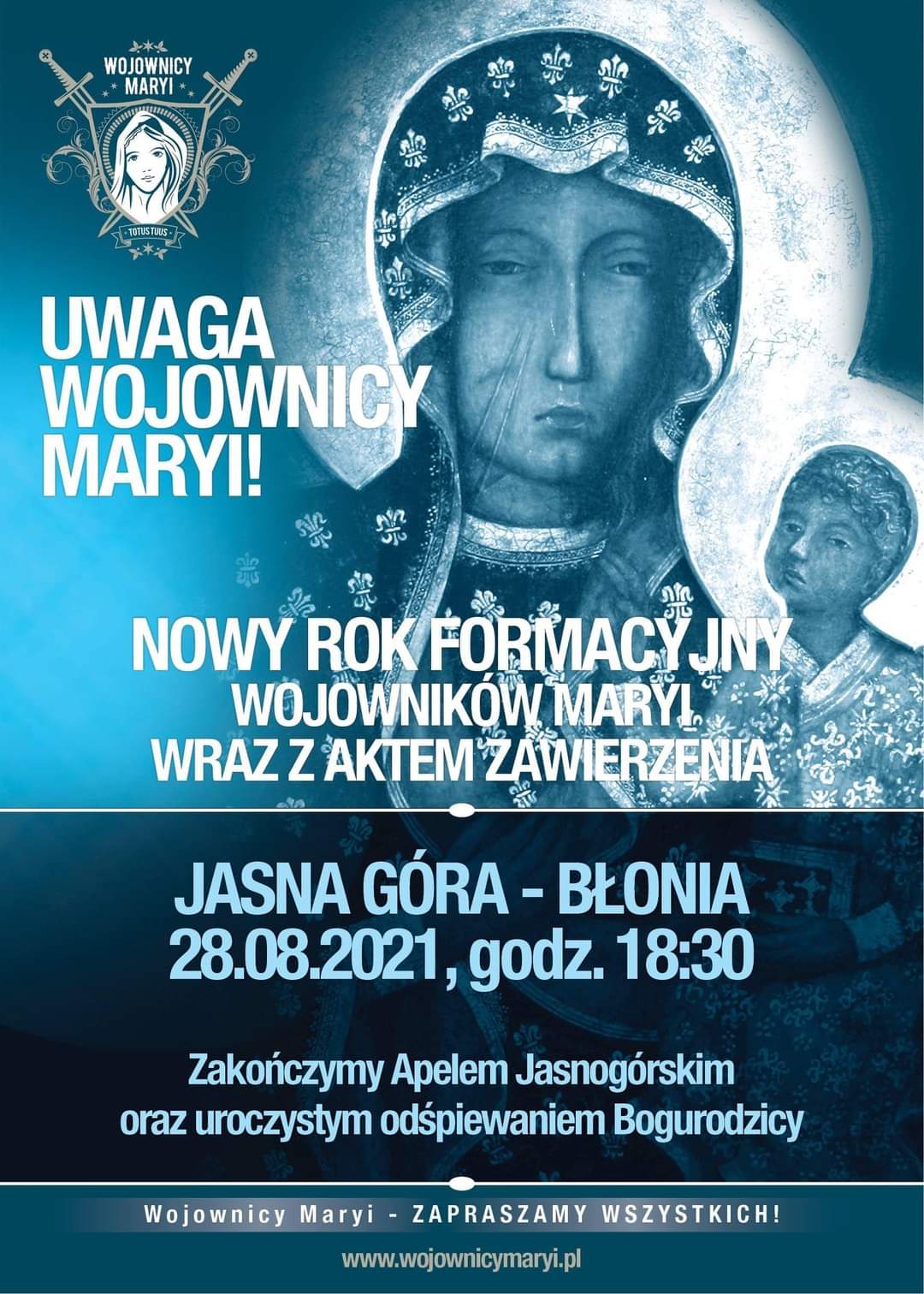 28.08.2021 Jasna Góra – Rozpoczęcie nowego roku formacyjnego.