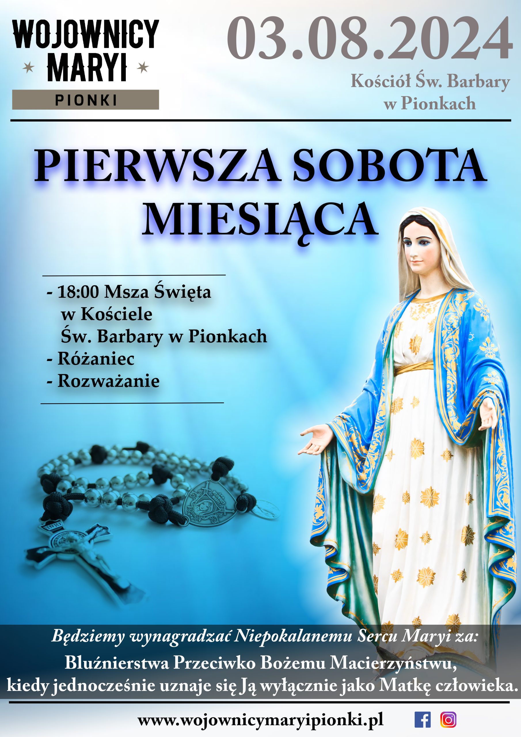 03.08.2024 Pierwsza Sobota Miesiąca